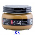 純白芝麻醬(3瓶)(小小白)(300g X3)(網購限定)